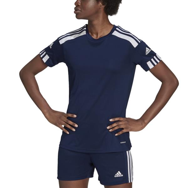 adidas Squadra 21 Womens Team Navy Blue/White Football Shirt